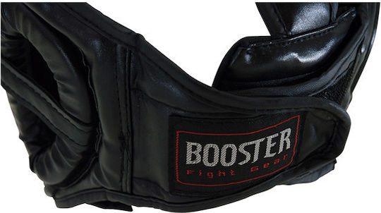 Booster Kids Full Face Boxing Headgear Synthetic Leather Black
