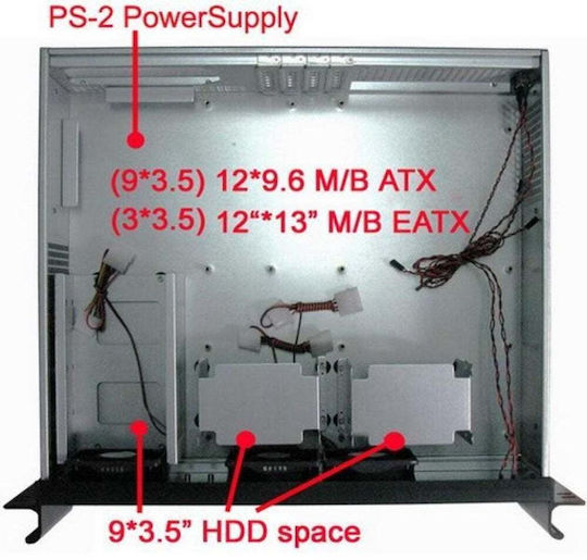 Pc Atx Server Case Rack 19" 3u