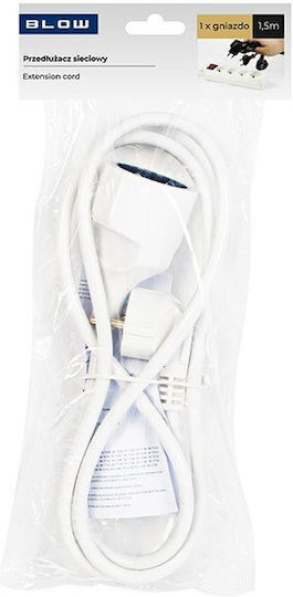 Blow Extension Cable Cord 1.5m White