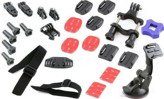 Xrec Support Set 27 1 Base Gopro Hero 1 2 3 3+ 4 + Suction Cup