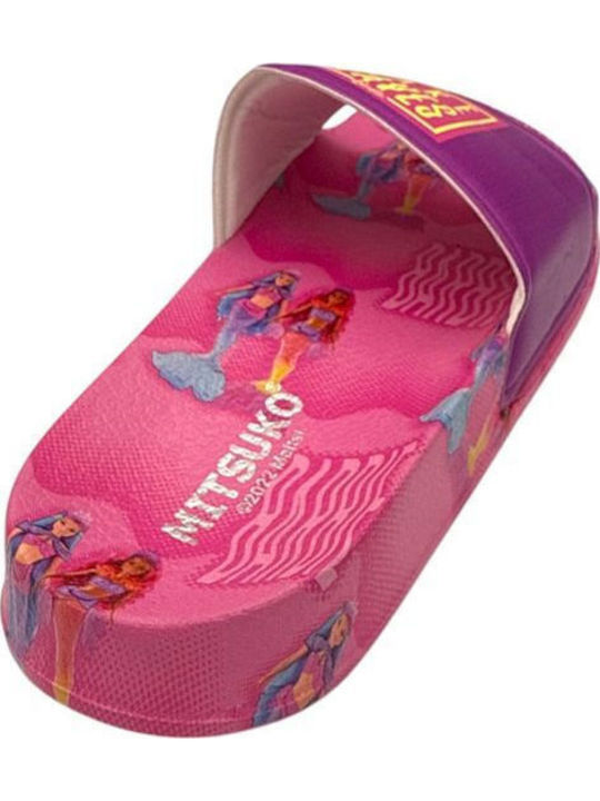 Παιδικές Σαγιονάρες Slides Barbie Μωβ