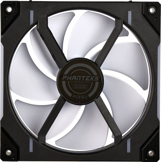 Phanteks PH-F140D30 Case Fan 2000rpm 71.93cfm with RGB Lighting and 4-Pin PWM Connection 3pcs