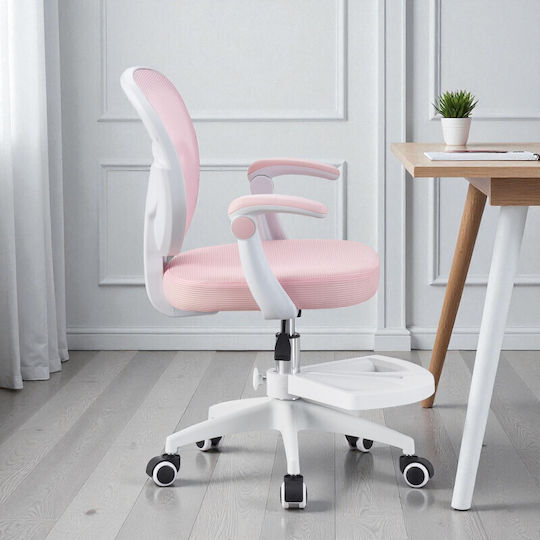 Stuhl Büro mit Verstellbaren Armen Rosa