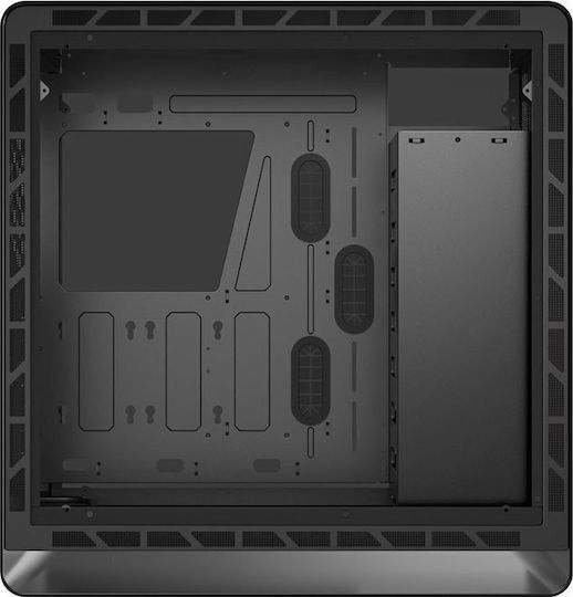 Jonsbo UMX6S TG Gaming Midi Tower Κουτί Υπολογιστή με Πλαϊνό Παράθυρο Μαύρο