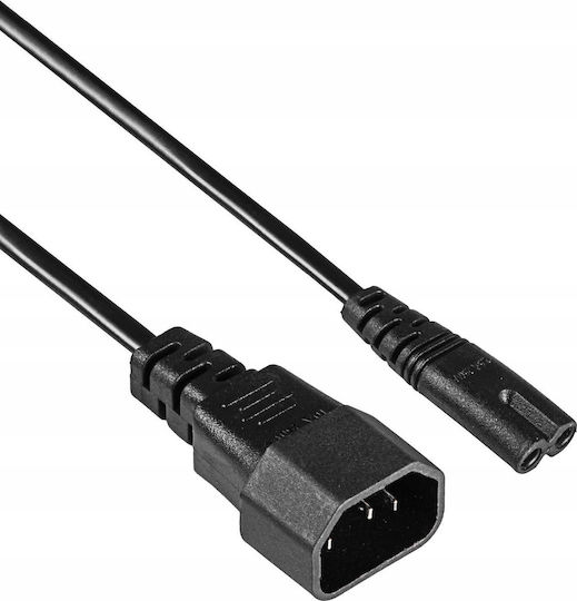 Akyga Power Cable Ak-pc-15a Power Cable Black 1.5 M C14 Panel C7 Panel