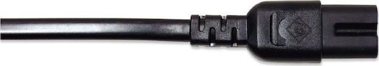 Manhattan Euro / IEC C7 - Euro / IEC C7 Cablu 3m Negru