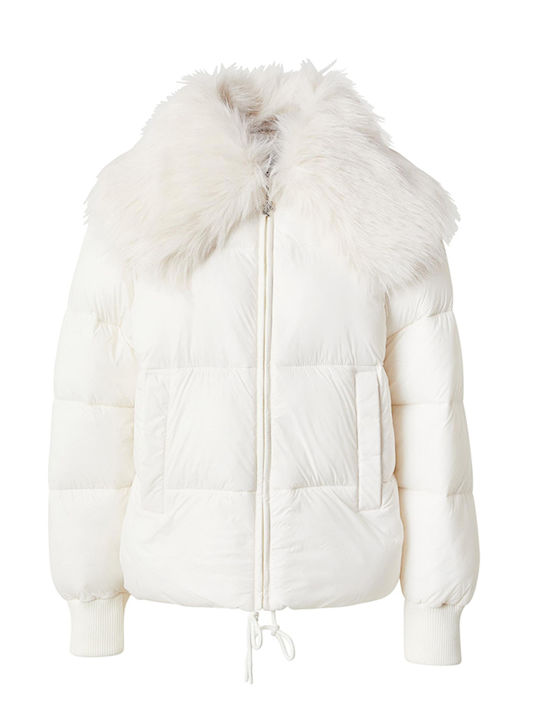 Damen Bikerjacke White
