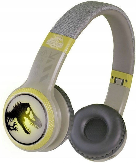 Lazerbuilt T-Rex Kabellose Bluetooth Kinder Am Ohr Kopfhörer Braun