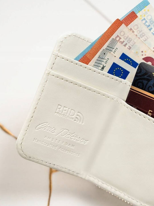Μικρό Γυναικείο Πορτοφόλι με RFID Λευκό