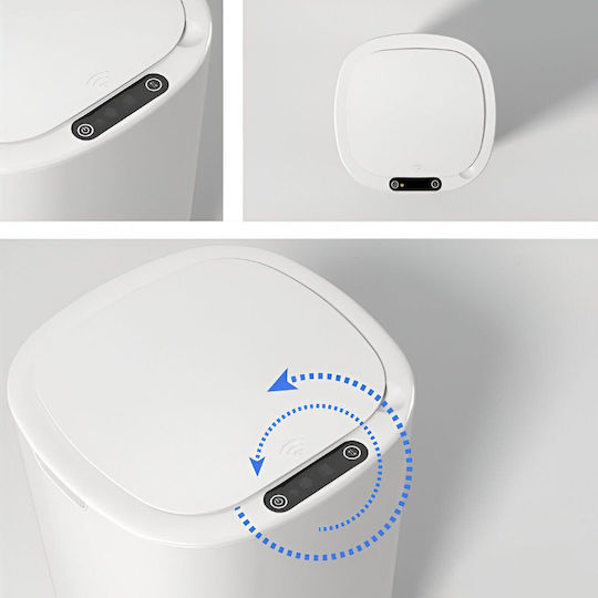 Mozos White Waste Bin 12lt Mozos White Waste Bin 12lt