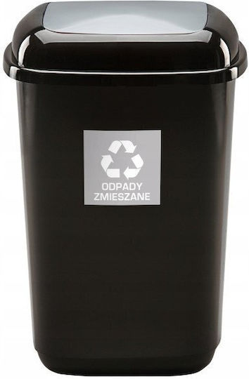 Plafor Plafor Mülleimer Recycling Kunststoff Silber 12lt