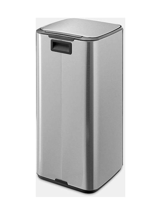 Brabantia Abfalleimer Abfall aus Edelstahl mit Pedal Gray 30Es 1Stück