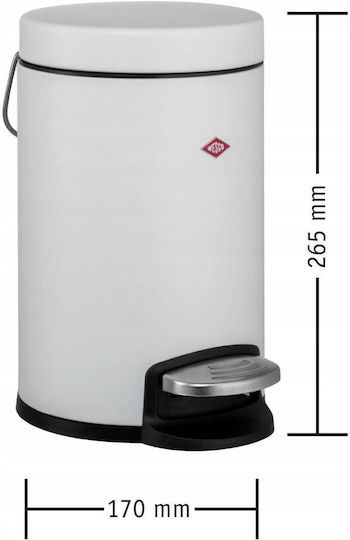 Wesco Κάδος Απορριμμάτων Πλαστικός Μπεζ 3lt Wesco Κάδος Απορριμμάτων Πλαστικός Μπεζ 3lt