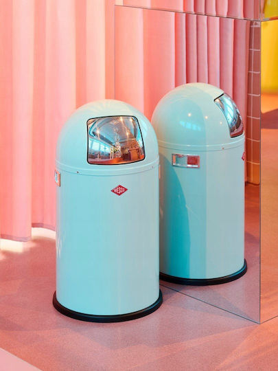 Wesco Κάδος Pushboy Απορριμμάτων Πλαστικός Πράσινος 22lt