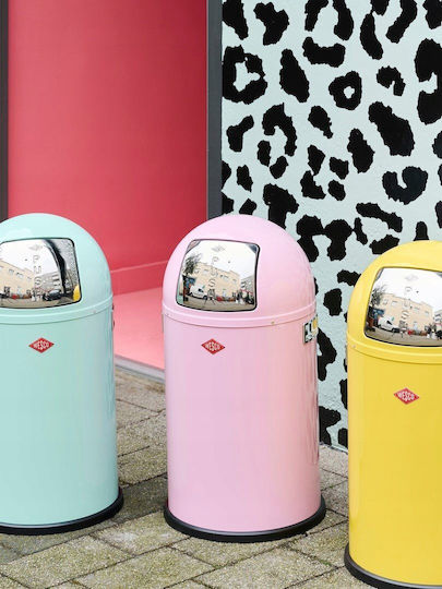 Wesco Κάδος Pushboy Απορριμμάτων Πλαστικός Πράσινος 22lt