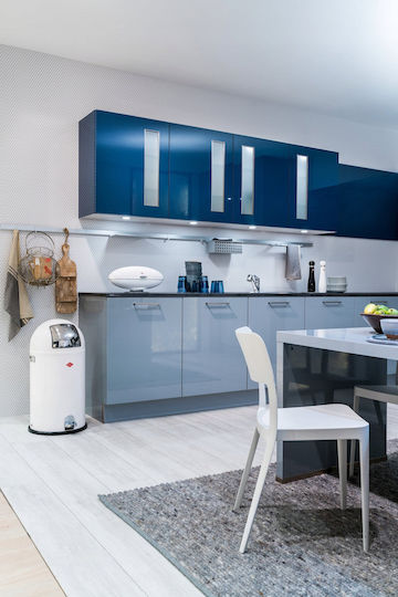 Wesco Κάδος Pushboy Απορριμμάτων Πλαστικός Πράσινος 22lt