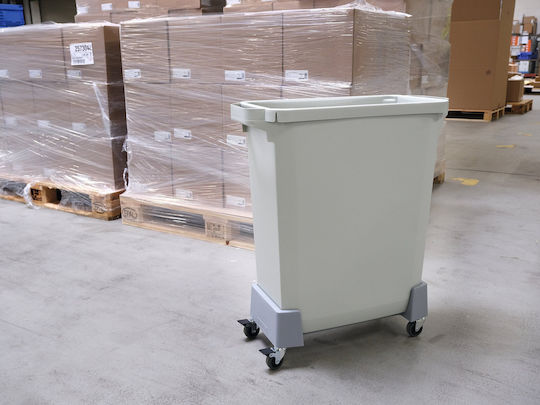 Durable Κάδος Απορριμμάτων Πλαστικός Γκρι 60lt