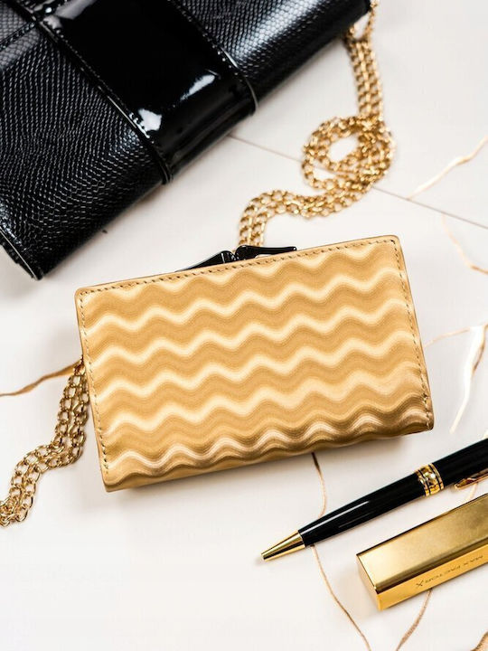 Leather Women's Wallet with RFID Yellow