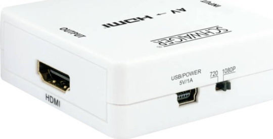 HDMI-Adapter Schwaiger 3 x RCA-Buchse > 1 x Buchse Full HD 1080p