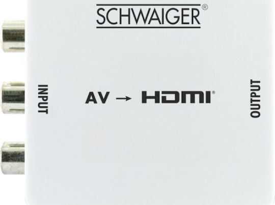 HDMI-Adapter Schwaiger 3 x RCA-Buchse > 1 x Buchse Full HD 1080p