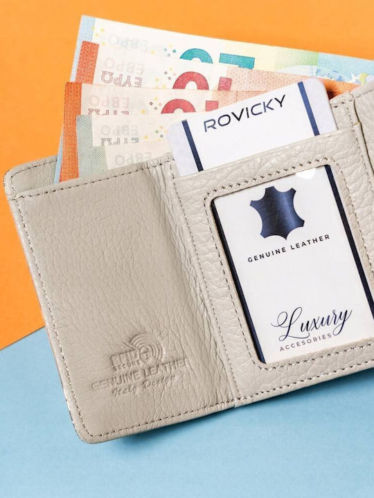 Small Women's Wallet with RFID Silver
