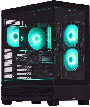 Actina Gaming Desktop PC (Ryzen 7-8700F/32GB DDR5/1.0TB SSD/Radeon RX 9070/W11 Home)