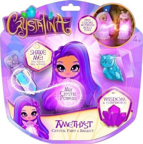 Jakks Pacific Crystalina Wisdom Light Up Fairies And Jewelry
