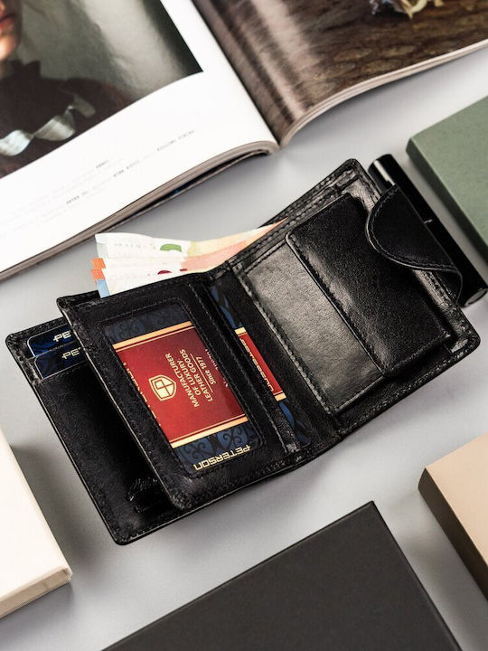 Малка Дамско Портмоне с RFID Черен