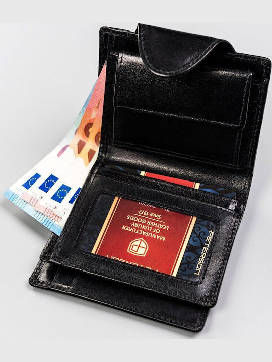 Малка Дамско Портмоне с RFID Черен