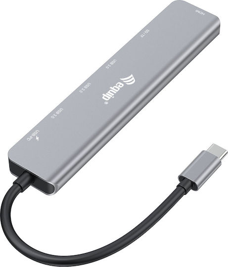 Equip USB-C Docking Station mit HDMI 4K PD Schwarz (133494)