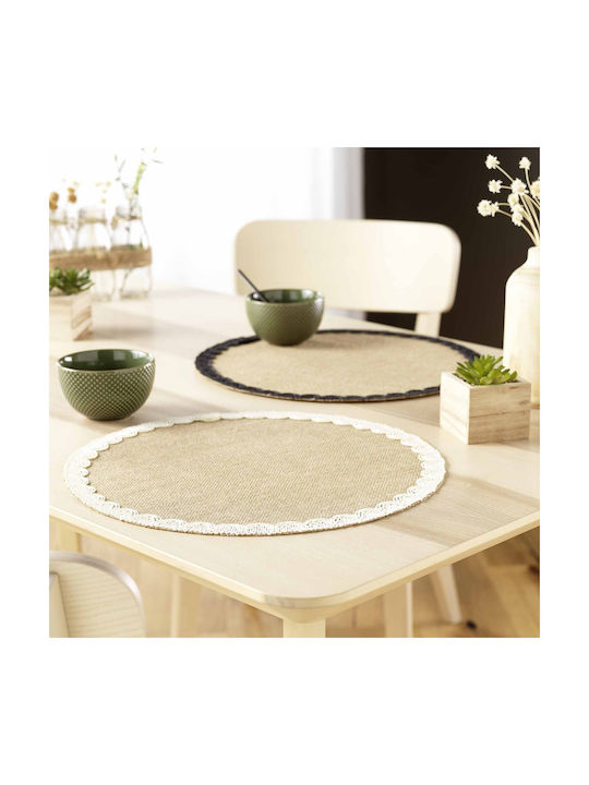 Douceur d'Intérieur Σουπλά Στρογγυλό Ψάθινο 38cm