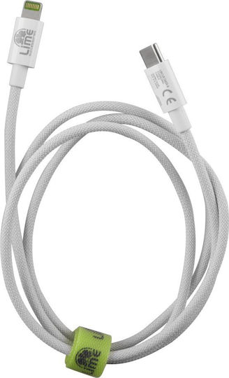 Lime Geflochten USB-C zu Lightning Kabel 30W Grün 1m