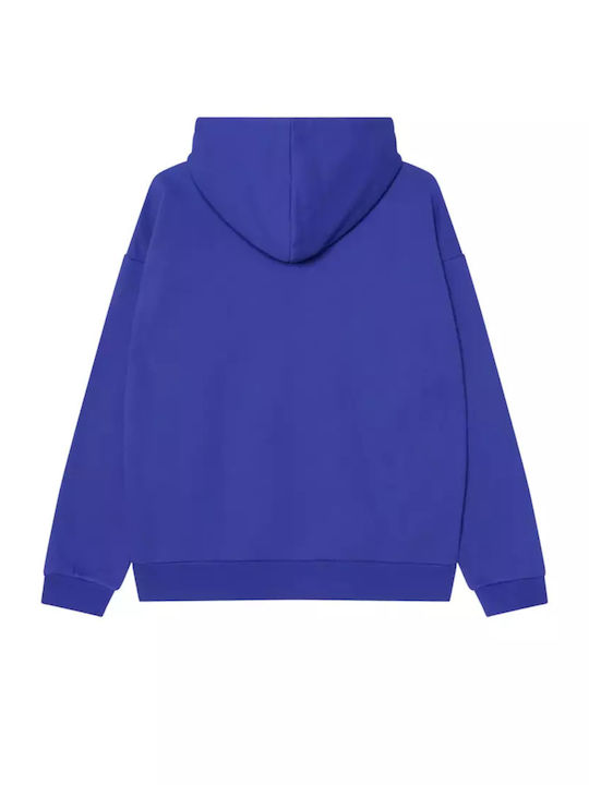 Sweatshirt with Hood Dazzling Blue