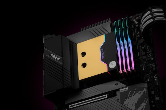 Ekwb EK-Quantum Velocity² D-RGB - 1700 Nickel CPU Water Block Χρυσό