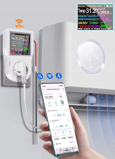 Thermostat 230v Socket Energy Meter Wifi Tuya
