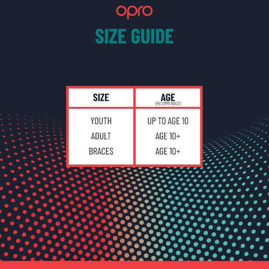 Mouth Guard Opro Instant Custom-Fit Single Colour V2 Red White
