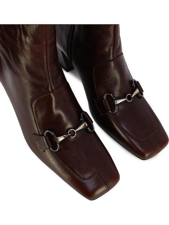 Stiefeletten Damen Braun