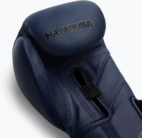 Hayabusa Γάντια Πυγμαχίας Δερμάτινα για Αγώνα Μπλε