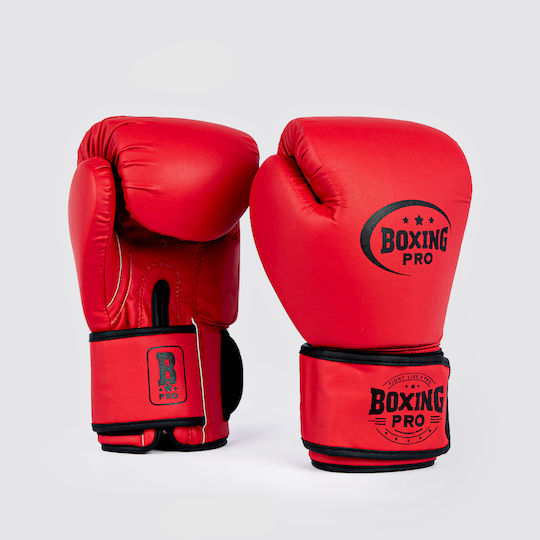 Boxing Pro Боксови Ръкавици за Състезание Червени