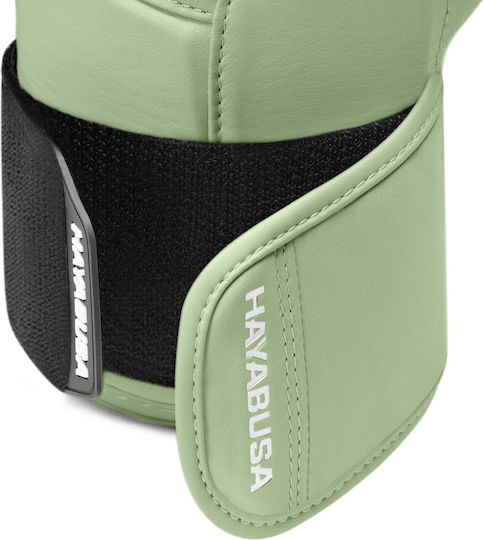 Hayabusa Boxhandschuhe Leder für Kampf Grün