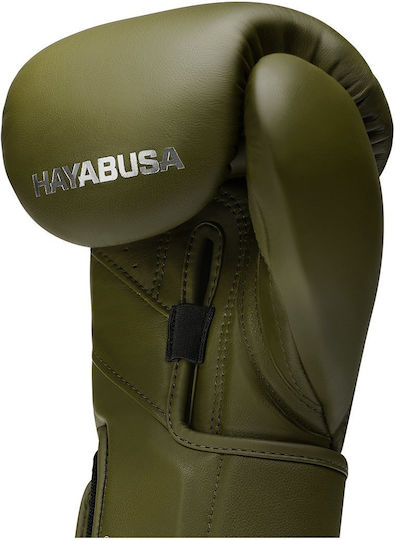 Hayabusa Boxing Gloves Leather for Match Green