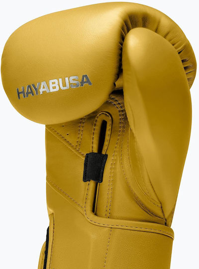 Hayabusa Боксови Ръкавици Кожени за Състезание Жълти