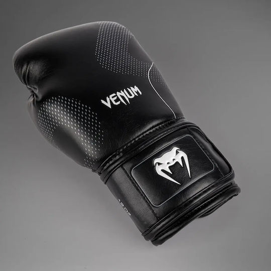 Venum Mănuși de Box din Piele Sintetică pentru Competiție Negre