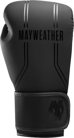Hayabusa Boxing Gloves Made Of Synthetic Leather For Competition Black