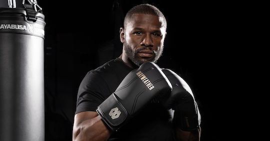 Hayabusa Boxing Gloves Made Of Synthetic Leather For Competition Black