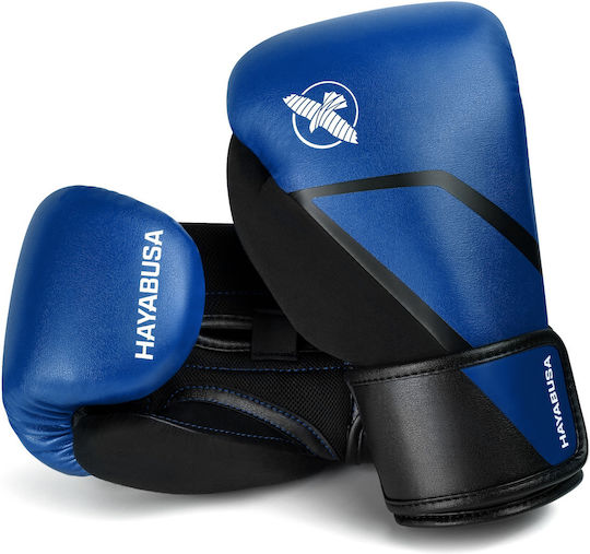 Hayabusa Mănuși de Box din Piele pentru Competiție Albastru