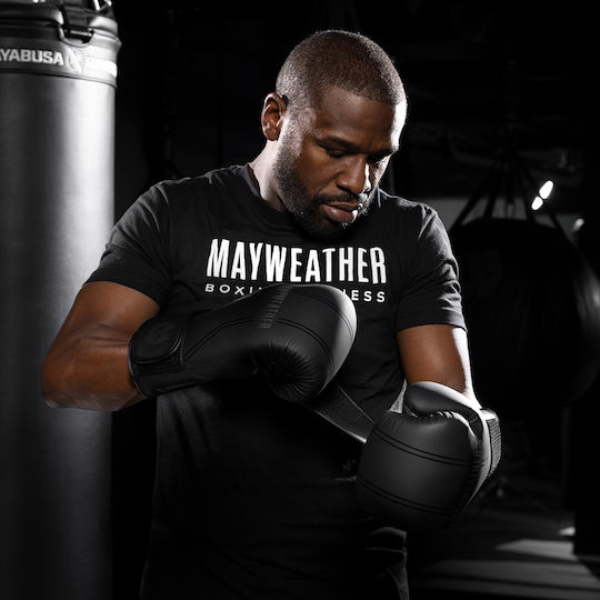 Hayabusa Boxing Gloves Made Of Synthetic Leather For Competition Black