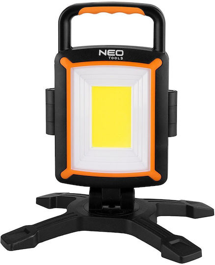 Neo Tools Φωτισμός Εργασίας Επαναφορτιζόμενος LED με Φωτεινότητα έως 2000lm