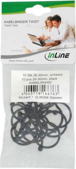 Οργανωτής Inline Cable Clamp Μαύρο 10 Τεμάχια 59966l
