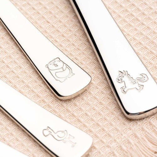 Leonardo Сет ножове и вилице Сребрист 4бр